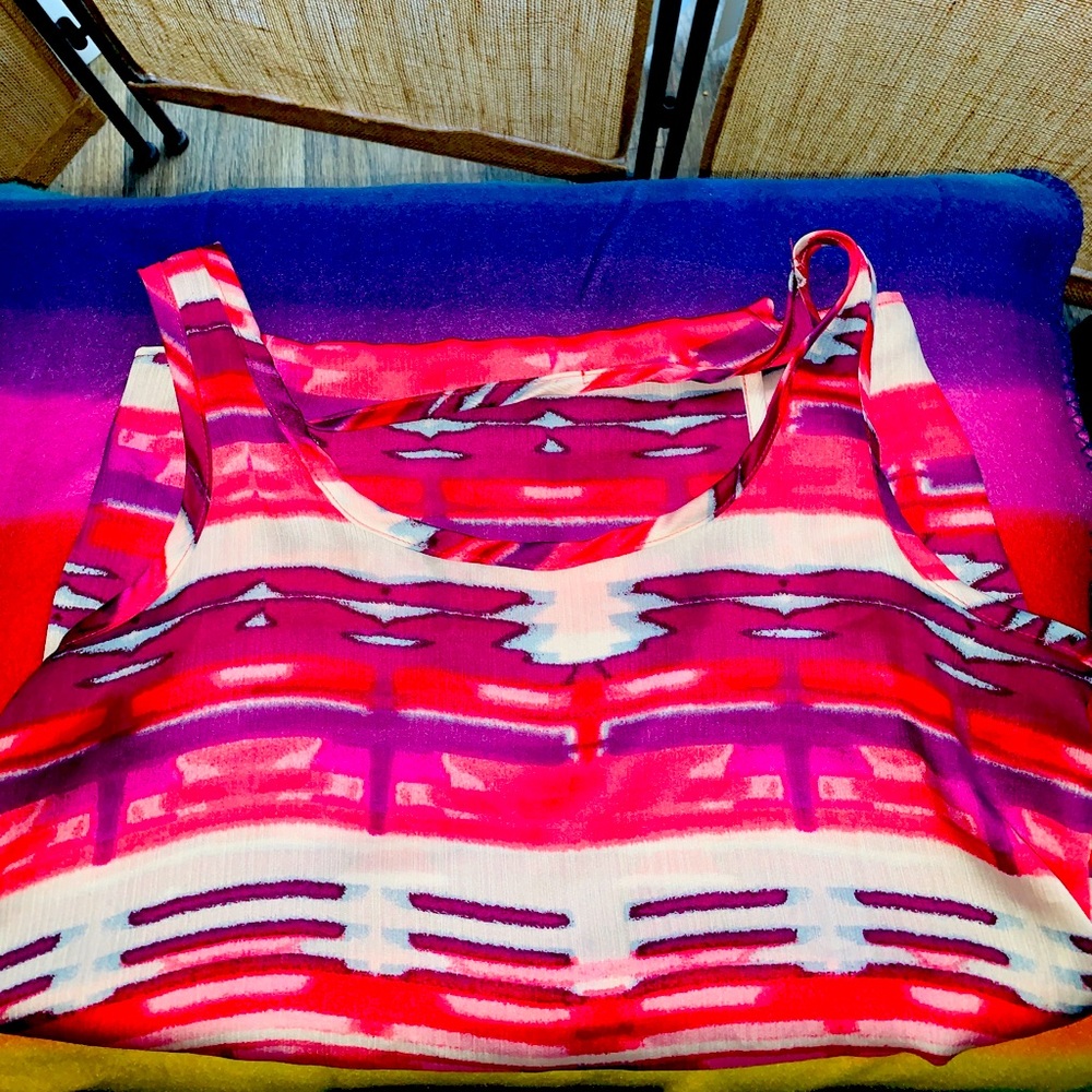 Ride the wave casual tank